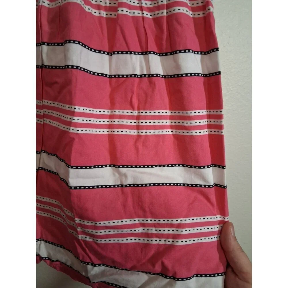 Gymboree Dress Summer 100% Cotton Casual Striped Pink Girls Size 3T